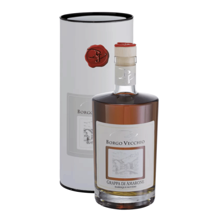 Grappa-di-Amarone-Barricata-Borgo-Vecchio-astuccio-cl.50